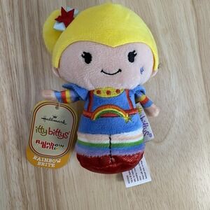 Hallmark itty bittys Rainbow Brite Mini Plush Doll Multicolor 1HAT2170 NWT
